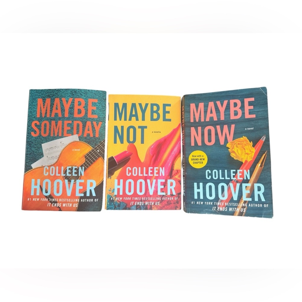 Colleen Hoover - Maybe Someday Series Lot (Maybe Not Maybe Now) - 3 Book Set